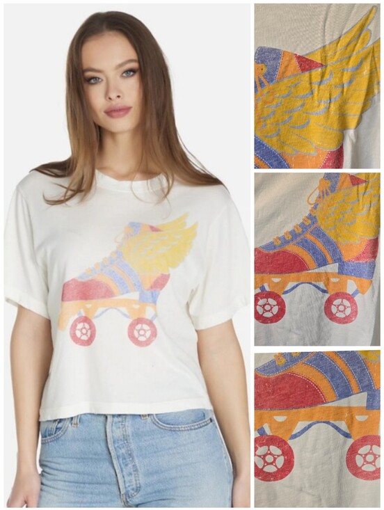 Lauren Moshi Tops - Lauren Moshi Retro Skate rue tee